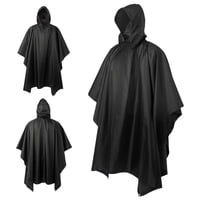 N-Ofertas - Poncho Capa Impermeable Grueso Con Capucha Para Lluvia Nergo