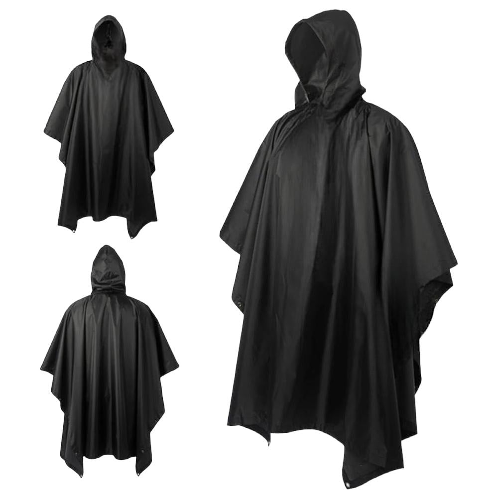 N-ofertas - Poncho Capa Impermeable Grueso Con Capucha Para Lluvia Nergo