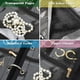 thumbnail image 2 of Caso organizador de joyería de viaje, bolsas de joyería para viajar, aglutinante de joyería con bolsas de terciopelo de cremallera transparentes de 6Pcs para almacenar pendientes, anillo (ne, 2 of 3