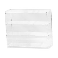 Magideal - Caso De Exhibición De Automóvil Modelo A Escala 1/64, Estacionamiento 1: 64, Estacionamiento De Diseño De Vehículos Acrílicos Para Coleccionistas Para 3 Capa