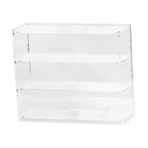 Magideal - Caso De Exhibición De Automóvil Modelo A Escala 1/64, Estacionamiento 1: 64, Estacionamiento De Diseño De Vehículos Acrílicos Para Coleccionistas Para 3 Capa