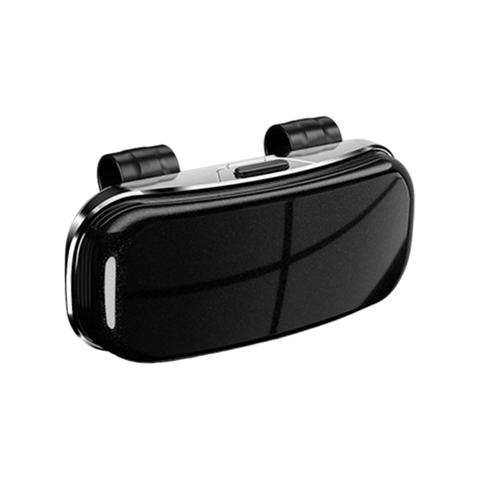 Magideal - Soporte Para Gafas De Sol Clip Para Visera Caja De Almacenamiento Organizador De Vehículos Fabricado En Plástico Pp Adecuado Para Conductores Que Bus Negro