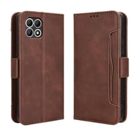 Funda Tipo Billetera Foxdock Para T-Mobile Revvl 7 5G – Tapa Flip Con Tarjetero