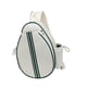 thumbnail image 4 of Bolsa de tenis, bolsa de bola de encurtido, bolsas de raqueta de tenis portátiles de hombro ajustables múltiples de aplausos, bolsillo de bádminton de Blanco y verde, 4 of 5