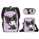 thumbnail image 1 of MINISO Sanrio Kuromi Backpack Sanrio Backpack Pencil Bag Student School Bag Primary and Middle kawaii Cartoon School Bag Mochila, 1 of 3