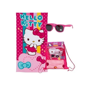 Mashini - Toalla De Baño Niño Niña Con Lentes De Sol Y Bolso Hello Katy