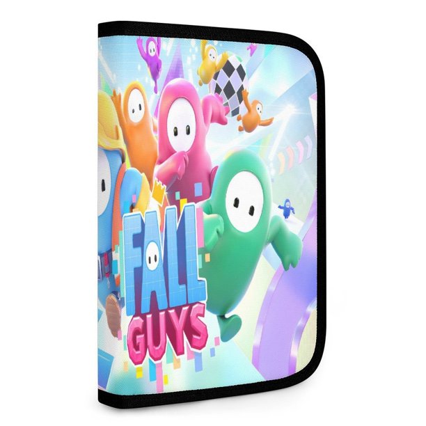 Fall Guys Bolsa de Almacenamiento Plegable Portátil con Compartimentos, Organizador de Herramientas Multi-Bolsillo, Uso Dual Viaje y Hogar 26.5*17.8cm