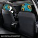 thumbnail image 3 of Catdog Funda Protectora Universal Para Reposacabezas De Coche Funda Elástica Para Reposacabezas De Asiento De Auto Funda De Tela Antipolvo Accesorios De Interior 2 Piezas, 3 of 6