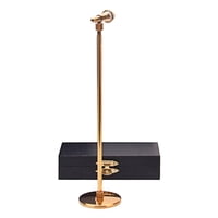 Magideal - Mini Modelo De Micrófono 1:12 Con Estuche De Almacenamiento, Instrumento Musical, Accesorio De Decoración Para Casa De , Regalos Para Y