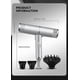 thumbnail image 5 of Secador de pelo HUOGUO, tipo T, 1200 W, secado rápido, 3 modos de soplado, 110 V-240 V, 5 of 5
