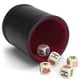 thumbnail image 1 of Juego de 5 dados de póquer con copa de dados de cuero profesional Brybelly, 1 of 3