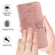 thumbnail image 4 of Funda cartera mariposa para Motorola Moto G86 con soporte y ranuras para tarjetas Oro rosa, 4 of 5