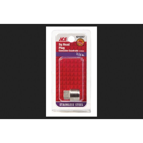 Enchufe Smith-Cooper International SQ Head 3/8 pulgadas de acero inoxidable