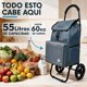 thumbnail image 2 of Carrito de Compras Plegable Carry All Sidney 55 Litros Bolso Cooler Carro Feria Gris, 2 of 10