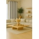 thumbnail image 2 of Pack 2 Cortina Engomada Termica Tela Delgada 100% Blackout 140X225 crema 140X225, 2 of 9