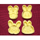 thumbnail image 2 of Cortadores de galletas conejitos de pascua (pack 4 un), 2 of 3