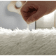 thumbnail image 3 of Alfombra Peluda Living Hogar color Blanco, 3 of 3