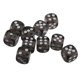 thumbnail image 3 of Paquete De 10 Dados Acrílicos D6 De Seis Caras Para Juegos De Mesa D&D TRPG, Juguetes Negros, 3 of 4