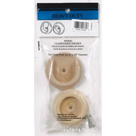 Enchufes para postes John Sterling de 1,38 pulgadas de diámetro, resistentes