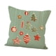 thumbnail image 2 of Funda De Almohada Navideña, Funda De Almohada Decorativa Para Sofá Estilo Rústico, Sala De Estar, Estampado De Estrellas Navideñas B, 2 of 3