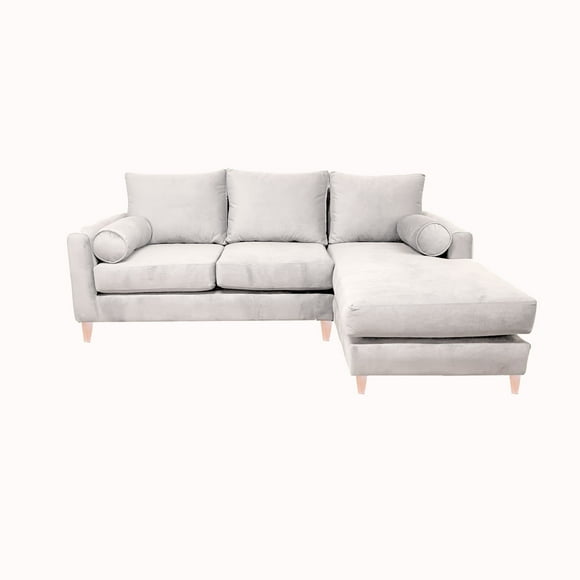 Seccional Indu Derecho Chenille Crema