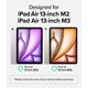 thumbnail image 2 of Protector de pantalla Ringke Paper Touch Hard para iPad Air 13, 2 of 9