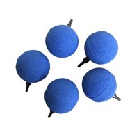 Ioensy - 5 Bolas De Piedra Difusora De Aire Para Acuario De 50 Mm, Color Azul, Para Difusor De Oxígeno Profesional Pequeño.