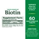 thumbnail image 3 of Suplemento Biotina Nature's Bounty 5000 mcg 60 tabletas, 3 of 3