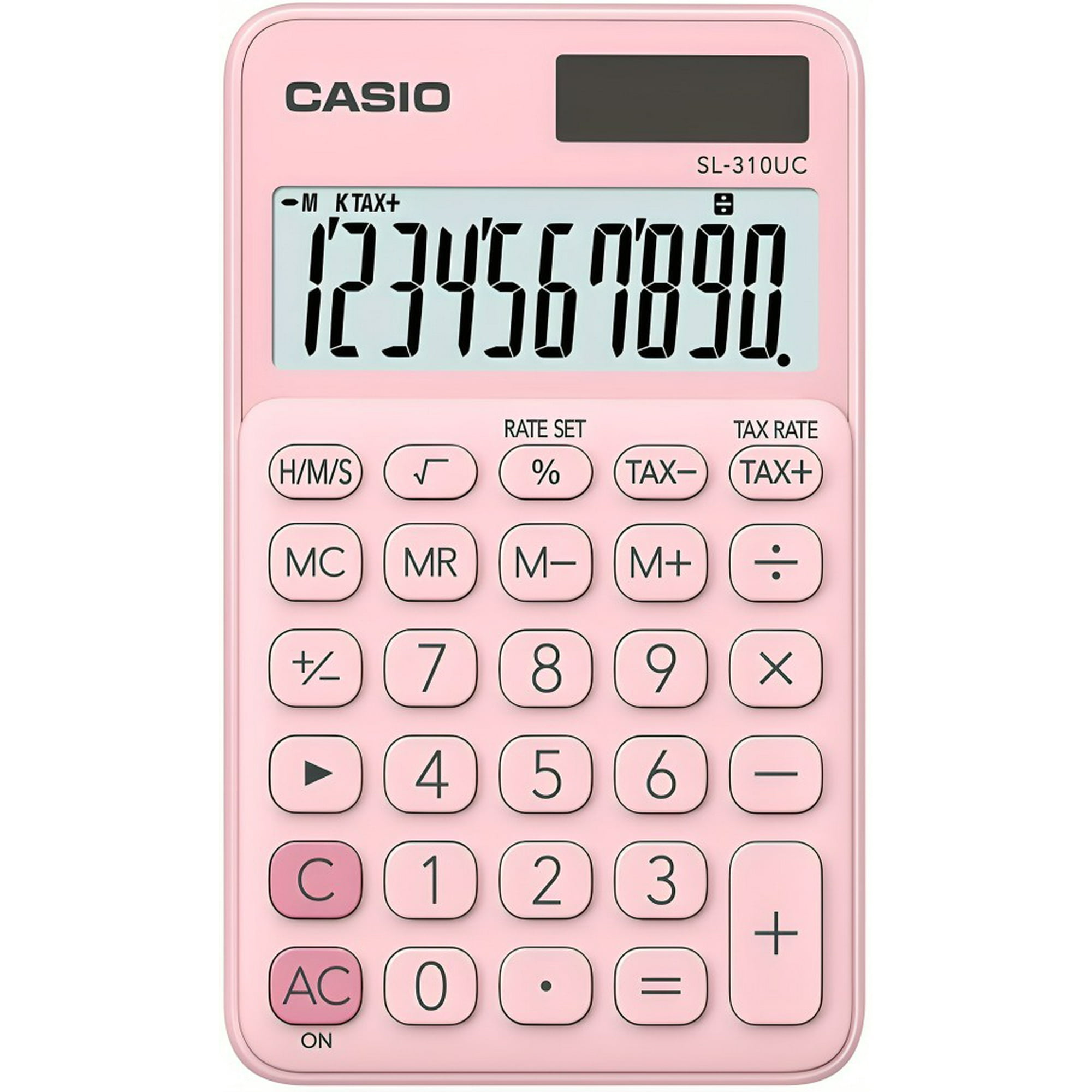 Calculadora Casio Tipo Mini Escritorio Sl-310c Rosa