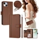 thumbnail image 2 of iPhone 14 Plus Funda Billetera con Cierre Magnético, Marrón, 2 of 6