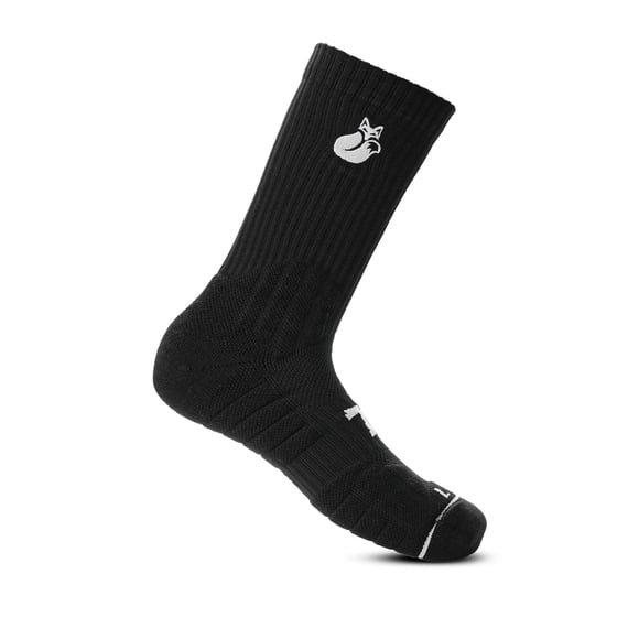 Calcetín Crew D3 Lehinde Negro/blanco Tenis Padel