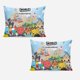 thumbnail image 2 of Toca Life Soft 3D Printed Duvet Cover Bedding Set with Comforter Cover 3 Piece Set Includes 2 Pillowcases and 1 Cover Machine Washable, 2 of 3