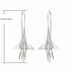 thumbnail image 4 of Vintage Blooming Flowers Dangle Earrings - 925 Silver Plated Engagement Jewelry, 4 of 4