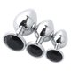 thumbnail image 1 of Pesas De Acero Inoxidable Plug Anal Stopper Jeweled Adult Toys Black, 1 of 5