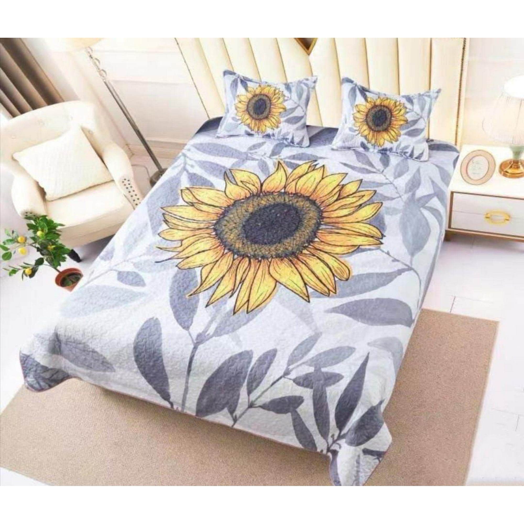 Todo Hogar Santiago De Chile - Cubrecama De Microfibra Estampado 2 Plazas - 56