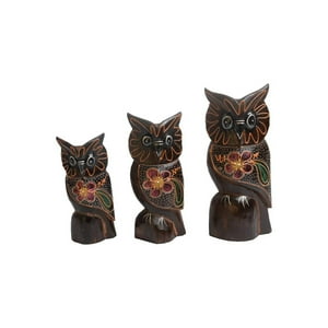 Proplastic - Set Figuras Buhos 15-20-25Cm