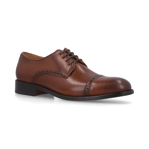 ZAPATOS HOMBRE SUELA CUERO FINTOWN-0-02 marron claro 40