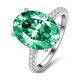 thumbnail image 1 of Anillos de Compromiso de Moissanita Corte Oval de 5 Uds para Mujer Color D VVS1 Anillos de Diamante de Plata Esterlina Moissanita Aniversario Promesa Alianzas de Boda para Mujer con Certificado, 1 of 9
