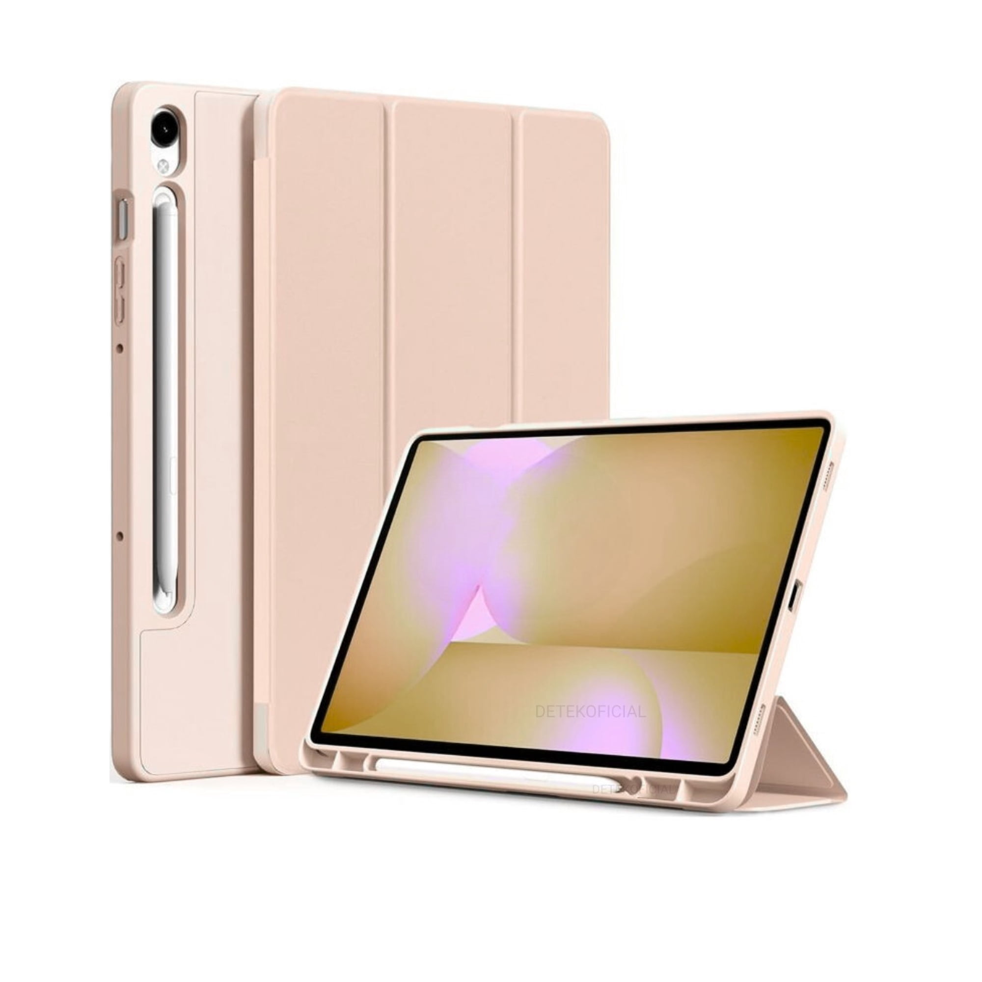 Detek Accesorios - Funda Inteligente Smart Cover Para Samsung S10 Fe 10.9 - Rosado
