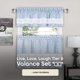 thumbnail image 2 of Juego de cortinas para ventana ACHIM Tier and Valance Live Love Laugh, 2 of 6