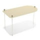 thumbnail image 4 of Organizador De Tocador En Capas, Soporte Para Bandeja, Estante Para Especias Para Dormitorio, Cocina, Tocador, 2 Capas, Blanco, 4 of 5