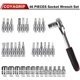 thumbnail image 2 of Juego de Dados COYAGRIP de 46 Piezas, 1/4 Drive, 4–14 mm, Cromo, 2 of 3