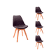 thumbnail image 1 of Silla de comedor Tienda El Garage Eames acolchada color negro x 4 unidades MÁS VENDIDO 7º en Sillas de Comedor, 1 of 2