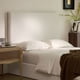 thumbnail image 3 of Lucas Tall Headboard Upholstered Bed / 52" High Headboard / Elegant Simplicity / No Box Spring Needed / Easy Assembly / King / Coconut Micro Suede, 3 of 3