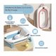 thumbnail image 3 of Tina Bebe Bañera Plegable Con Termometro + Cojin Suave Baño, 3 of 4