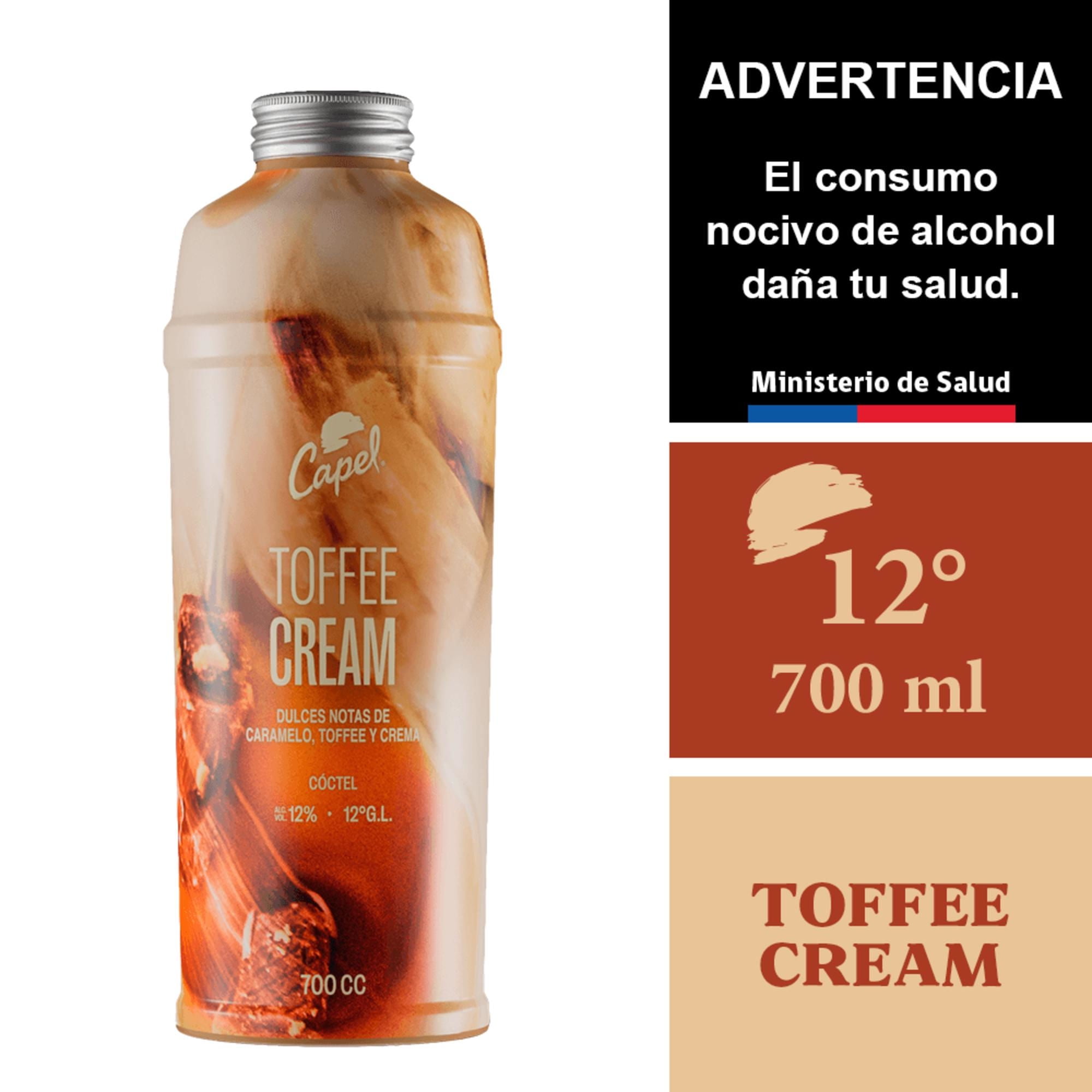 Cóctel Toffee Cream 12° Botella 700 ml Capel