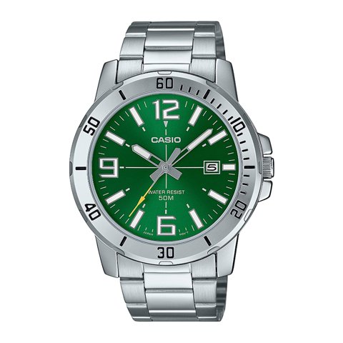 Reloj Hombre Casio Mtp-Vd01D-3Bvudf Plateado 49×45×10,3Mm