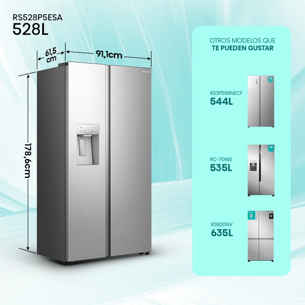 Hisense RS528P5ESA Inox, foto 8