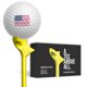 thumbnail image 1 of Tees de Golf FLIGHTPATH 8 cm Amarillos 3,25 " (Paquete de 8), 1 of 5