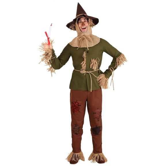 Disfraz de Espantapájaros de El Mago de Oz para Adultos Talle Pequeño